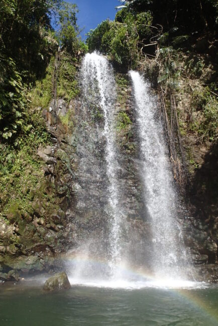 ター滝と虹