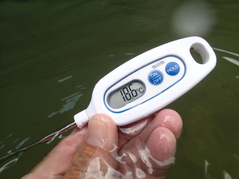 2025/3/2　川の水温18.6度