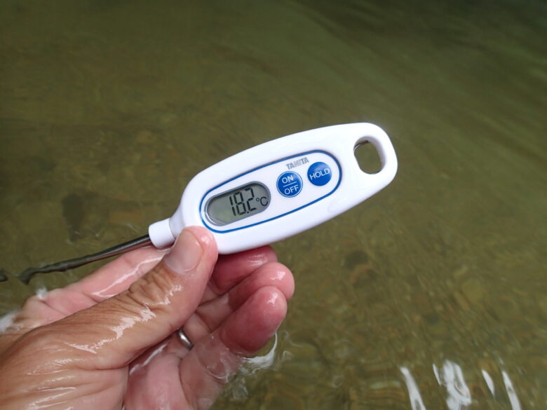 2025/4/26　川の水温18.2度