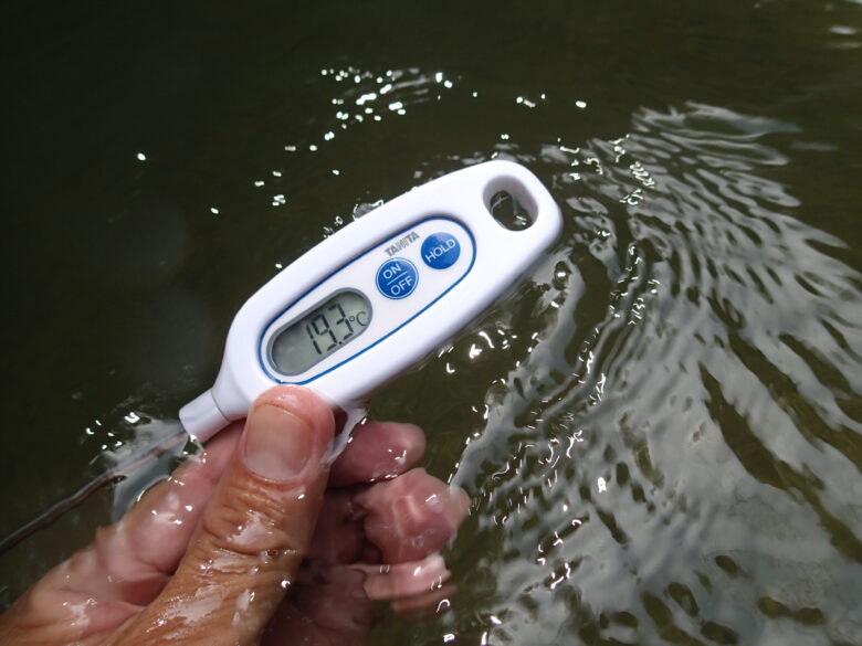 2025/4/29　川の水温19.3度