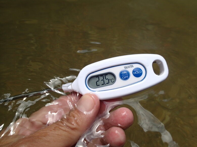 2025/5/23　川の水温23.5度
